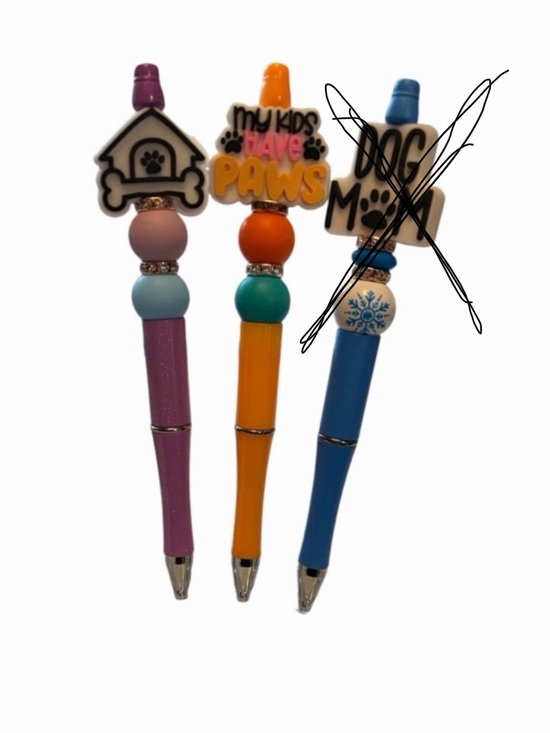 Hand Crafted Other - Dog Lover Beaded Pens (QTY 1)